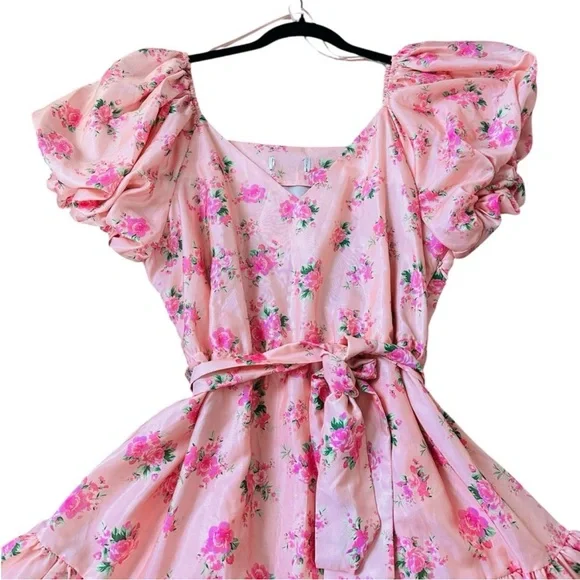 LoveShackFancyxTarget Cécile Puff Sleeve Dress - Picture 4 of 9